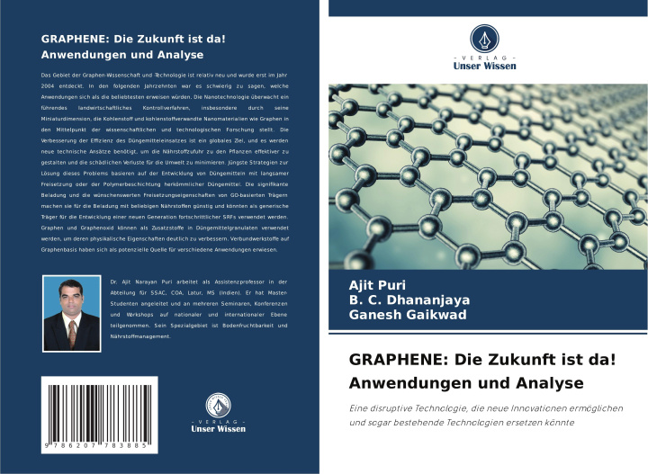 Knjiga GRAPHENE: Die Zukunft ist da! Anwendungen und Analyse B. C. Dhananjaya