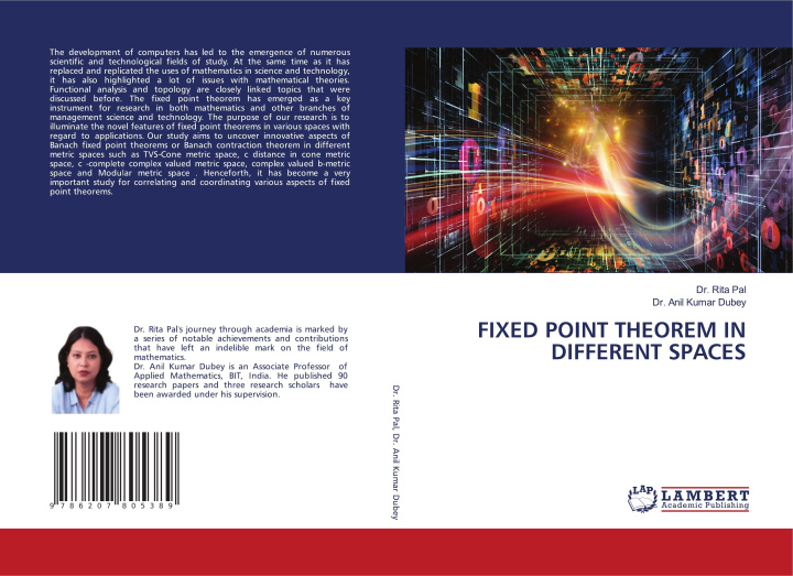 Book FIXED POINT THEOREM IN DIFFERENT SPACES Anil Kumar Dubey