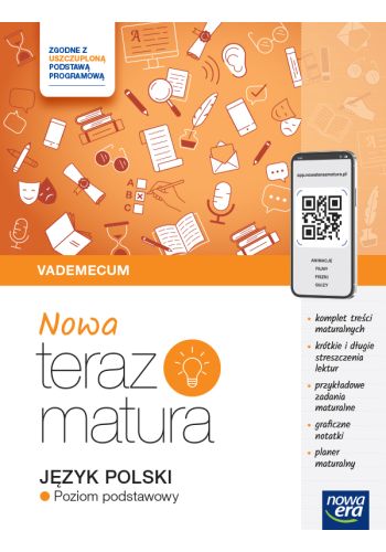 Libro NOWA Teraz matura 2025. Język polski. Vademecum. Zakres podstawowy 