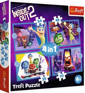 Gioco/giocattolo 4 in 1 Puzzle - Inside Out 2 