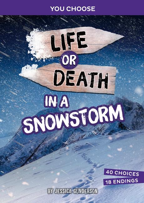 Knjiga Life or Death in a Snowstorm Gunderson