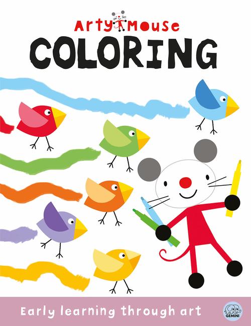 Book Arty Mouse Coloring Brad Hunt
