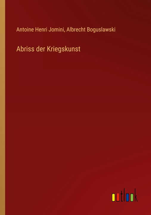 Книга Abriss der Kriegskunst Albrecht Boguslawski