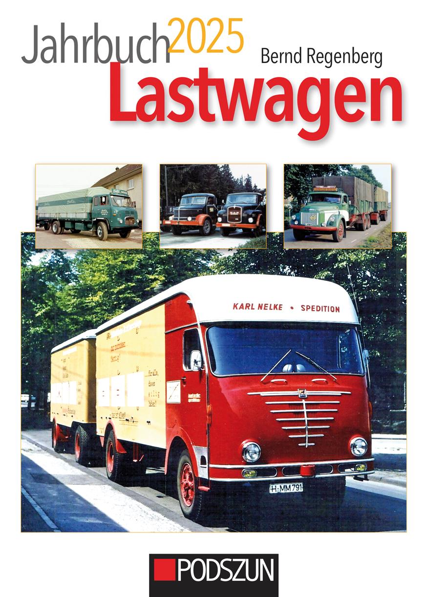 Kniha Jahrbuch Lastwagen 2025 