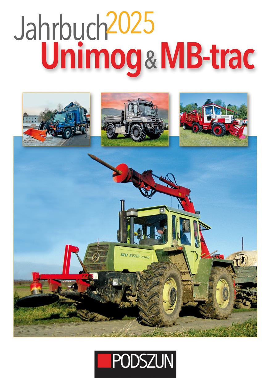 Buch Jahrbuch Unimog & MB-trac 2025 