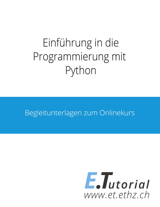 Book Programmieren mit Python Markus Dahinden