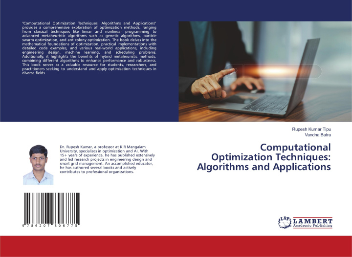 Knjiga Computational Optimization Techniques: Algorithms and Applications Vandna Batra