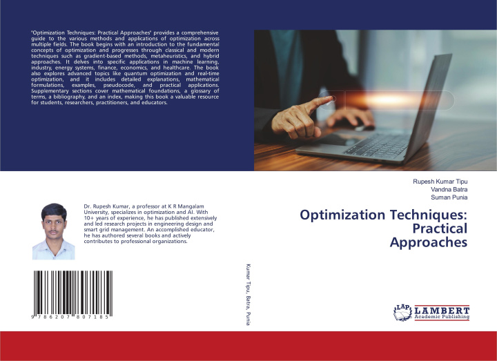 Book Optimization Techniques: Practical Approaches Vandna Batra