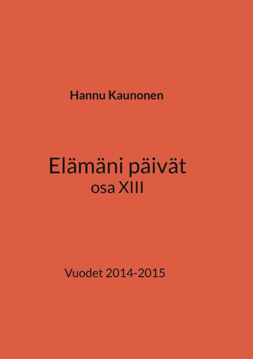 Boek Elämäni päivät osa XIII 