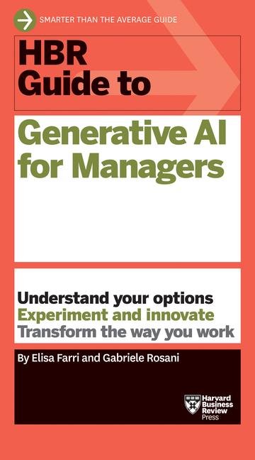 Book HBR Guide to Generative AI for Managers Gabriele Rosani