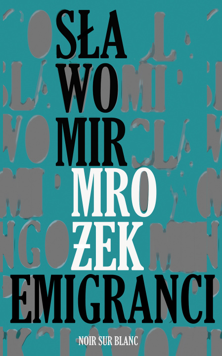 Kniha Emigranci Mrożek Sławomir