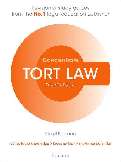 Book Tort Law Concentrate Brennan