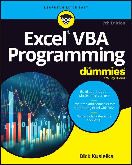 Könyv Excel VBA Programming for Dummies Kusleika