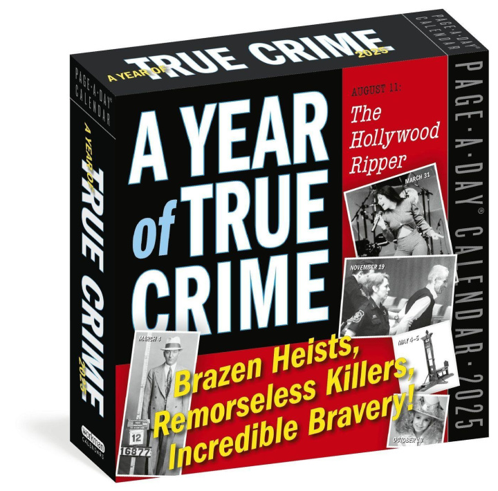 Naptár/Határidőnapló A Year of True Crime Page-A-Day(r) Calendar 2025 