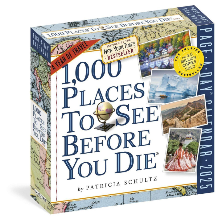 Naptár/Határidőnapló 1,000 Places to See Before You Die Page-A-Day(r) Calendar 2025 Workman Calendars