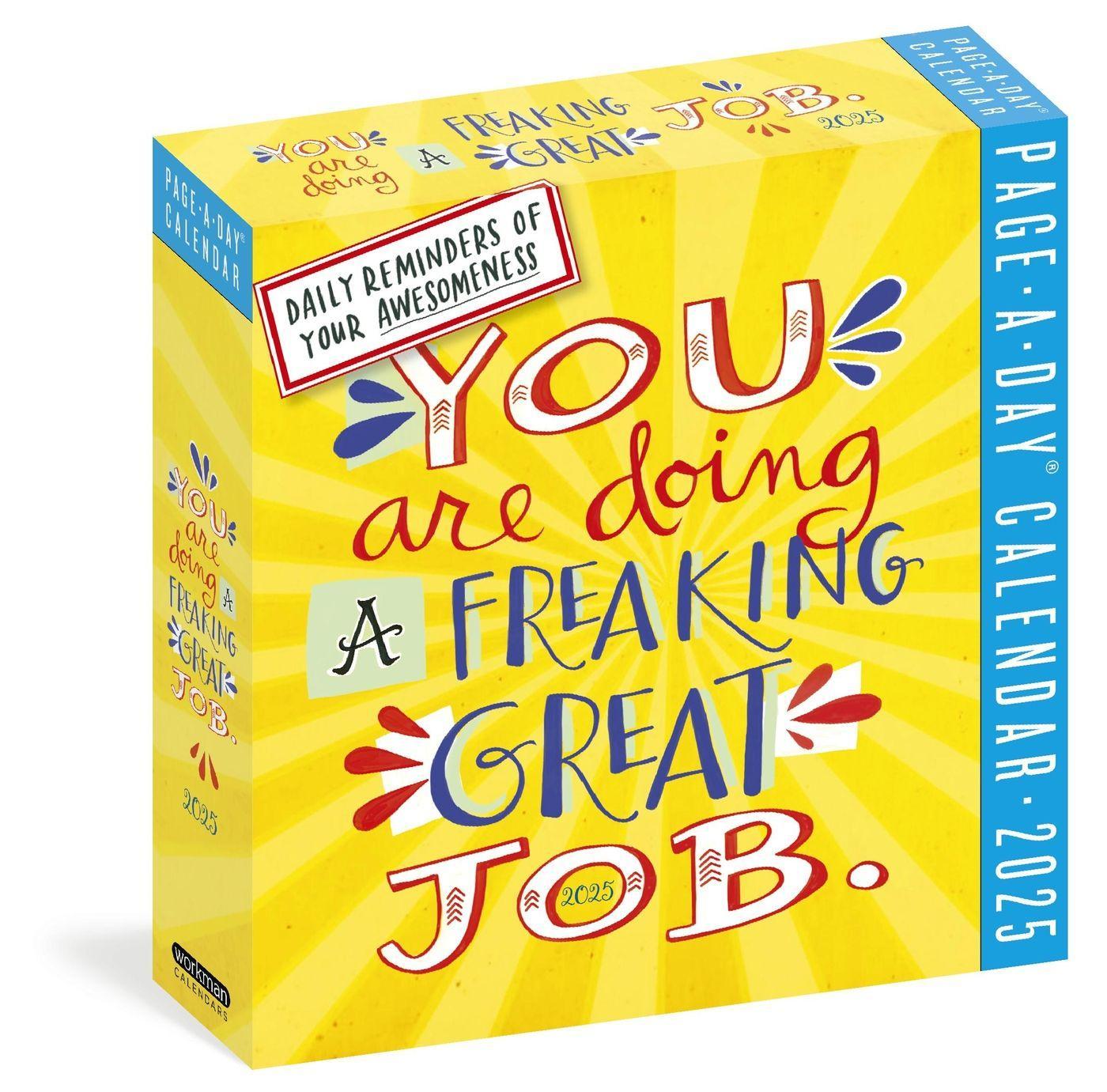 Naptár/Határidőnapló You Are Doing a Freaking Great Job Page-A-Day(r) Calendar 2025 