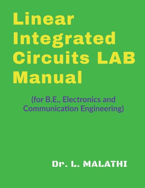 Knjiga Linear Integrated Circuits Laboratory Manual L. Malathi