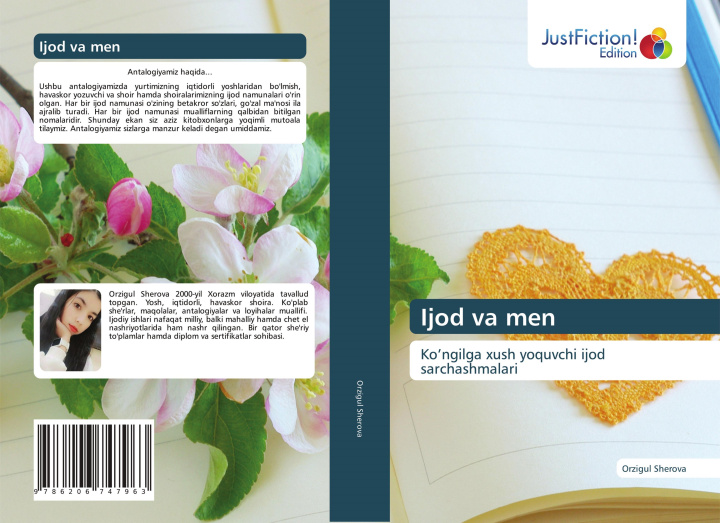 Knjiga Ijod va men Orzigul Sherova