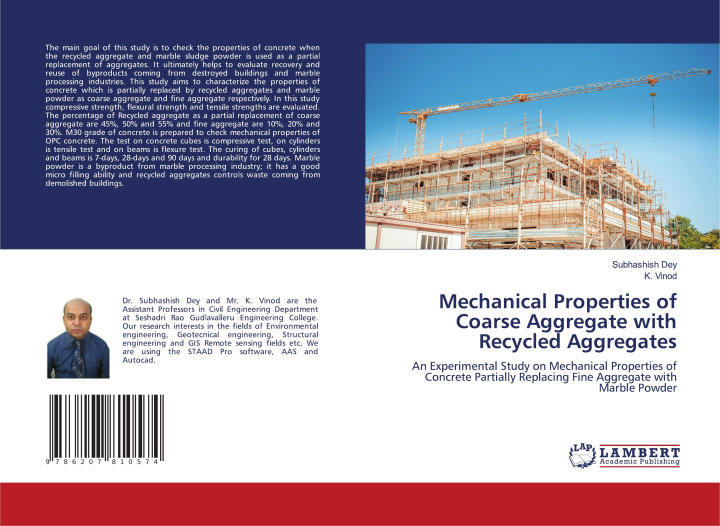 Knjiga Mechanical Properties of Coarse Aggregate with Recycled Aggregates K. Vinod