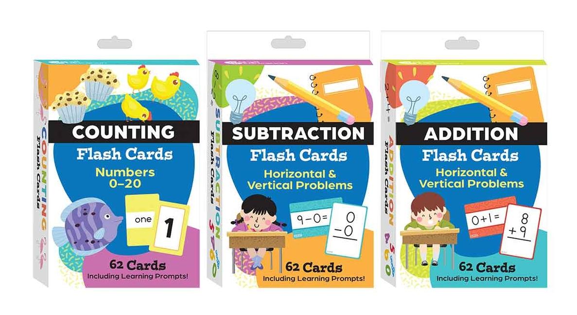 Játék Math Flash Cards 3-Deck Set 