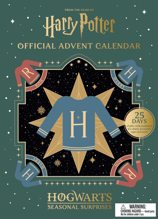 Ημερολόγιο/ημερολόγιο ατζέντα Harry Potter Official Advent Calendar Seasonal Surprises (Festive Sweaters Ed.) 