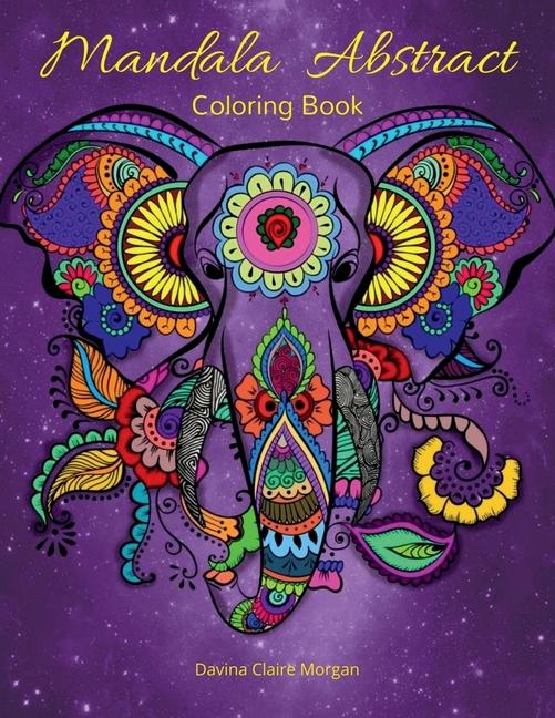 Carte Mandala Abstract Coloring Book Davina Claire Morgan