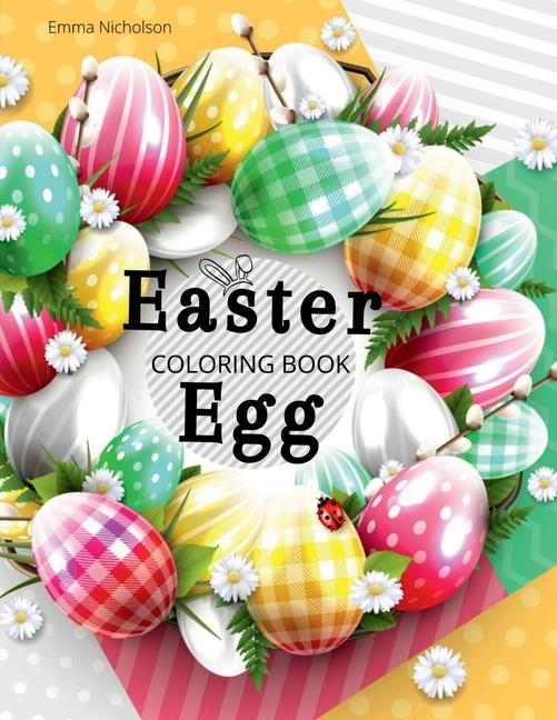Book Easter Egg Coloring Book Emma Nicholson