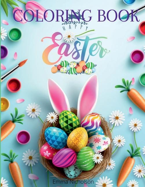 Könyv Happy Easter Coloring Book Emma Nicholson