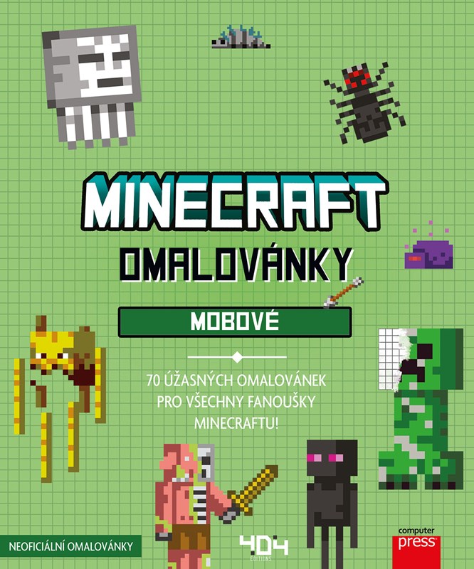 Libro Omalovánky Minecraft - Mobové 
