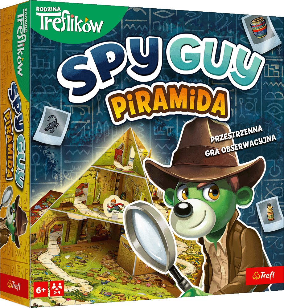 Gra/Zabawka Gra Spy Guy Piramida Rodzina Treflików 02581 