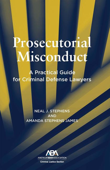 Knjiga Prosecutorial Misconduct Amanda Stephens James