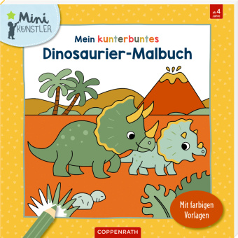 Carte Mein kunterbuntes Dinosaurier-Malbuch Anita Engelen