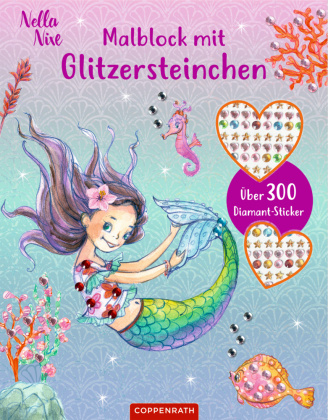 Βιβλίο Malblock mit Glitzersteinchen Monika Finsterbusch