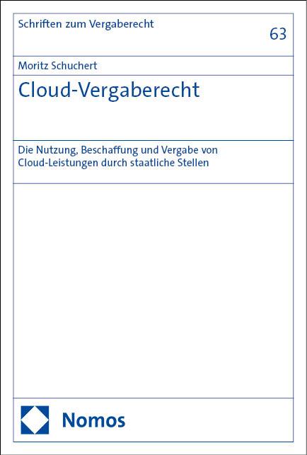 Книга Cloud-Vergaberecht Moritz Schuchert