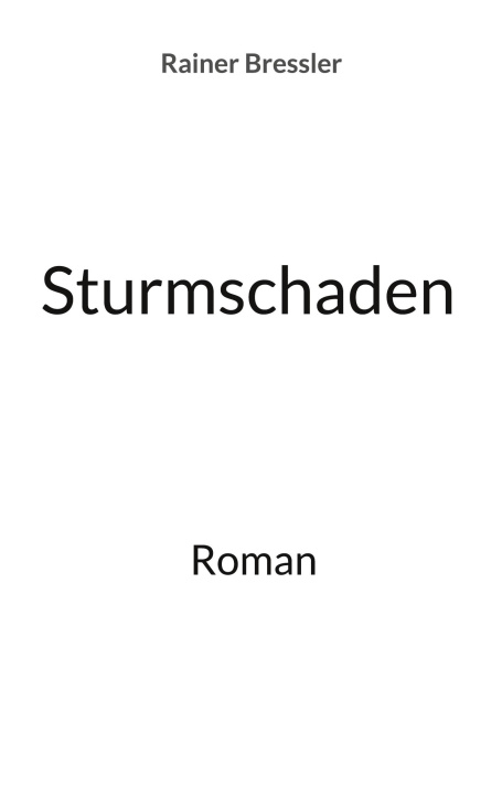 Buch Sturmschaden Rainer Bressler