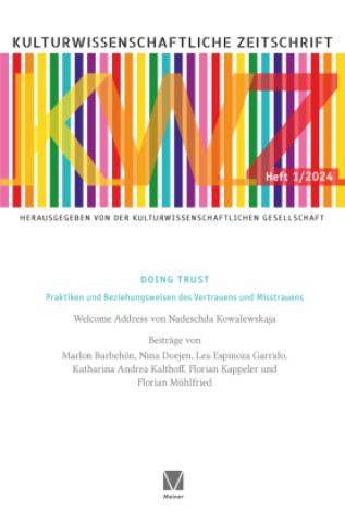 Knjiga Doing Trust Kulturwissenschaftliche Gesellschaft