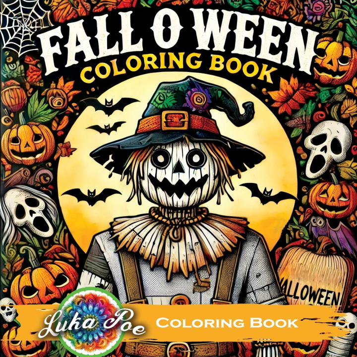 Knjiga Fall O Ween Coloring Book Luka Poe