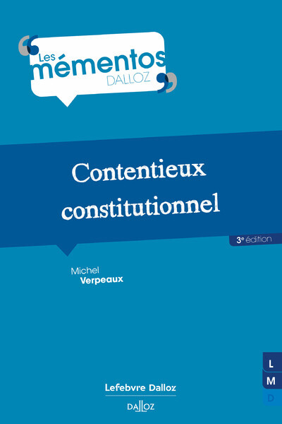 Carte Contentieux constitutionnel. 2e éd. Michel Verpeaux