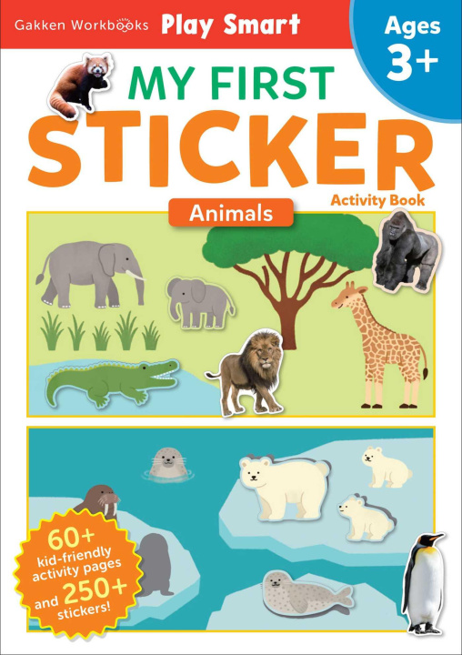 Knjiga PLAY SMART MY FIRST STICKER ANIMALS GAKKEN