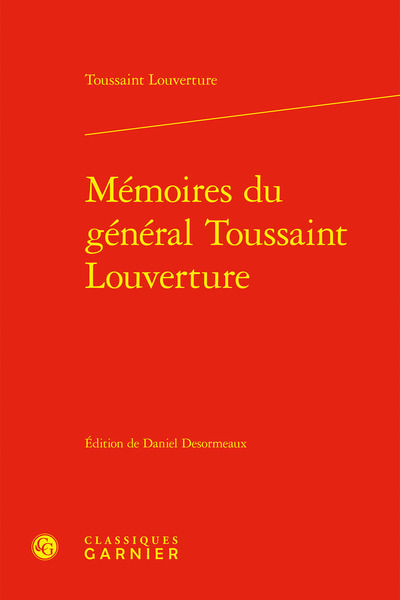 Carte Mémoires du général toussaint louverture Louverture toussaint