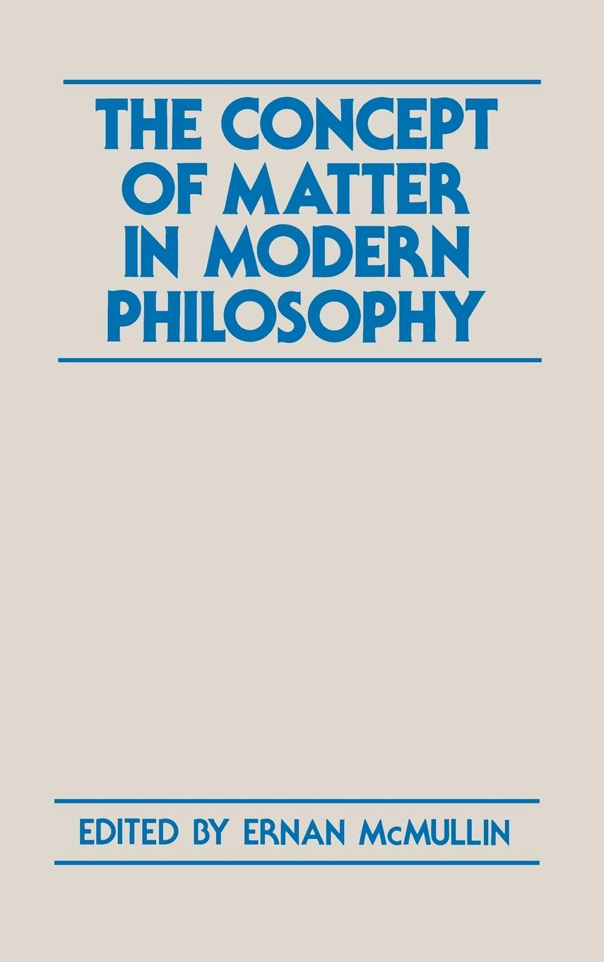Libro The Concept of Matter in Modern Philosophy Ernan Mcmullin