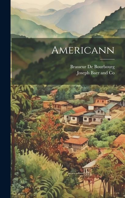Knjiga Americann Joseph Baer and Co
