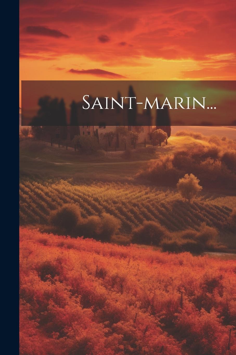 Knjiga Saint-marin... Anonymous