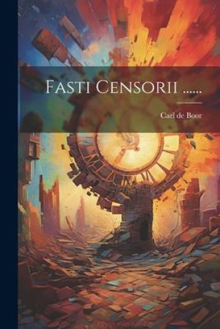 Knjiga Fasti Censorii ...... Carl de Boor