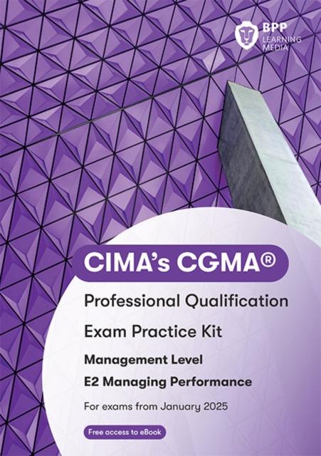 Boek CIMA E2 Managing Performance 