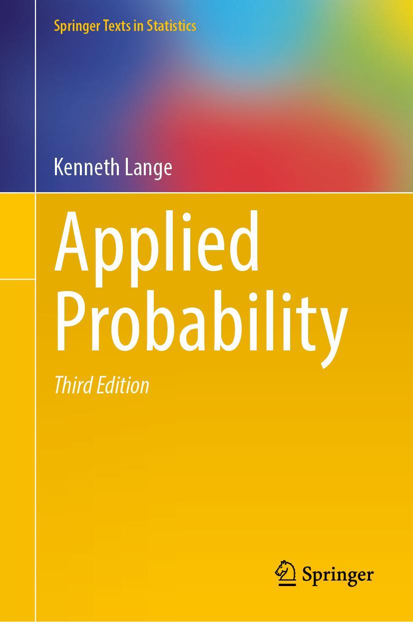 Book Applied Probability Lange