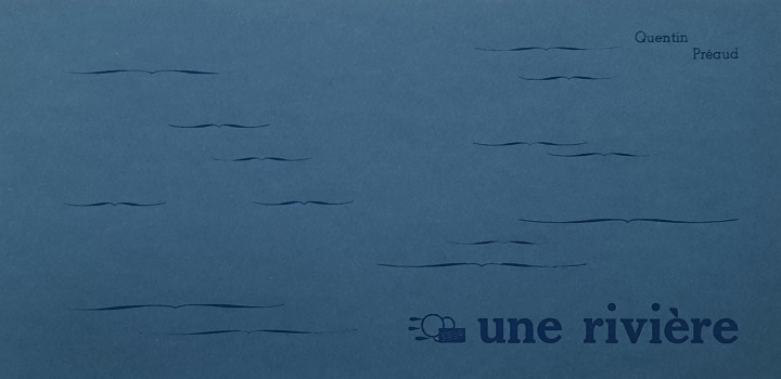 Boek Une rivière typographique PRÉAUD
