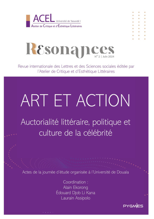 Book Résonances Édouard Djob Li Kana