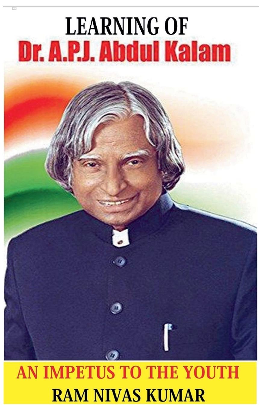 Buch Learning Of Dr. APJ Abdul Kalam Ram Nivas Kumar