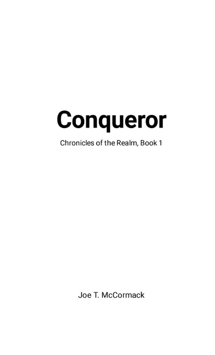 Knjiga Conqueror Joe McCormack